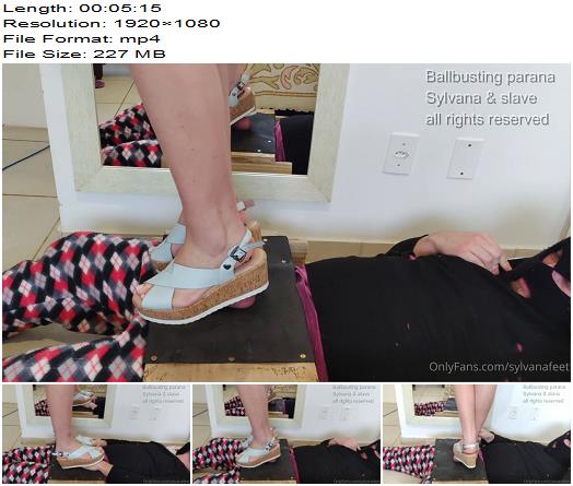 Ballbusting Parana  156 blue plataform shoes in ballbusting table preview