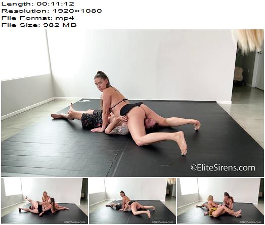 Elite Sirens  Skylar and Sydney Destroy The Class Perv Headscissors and Facesitting preview