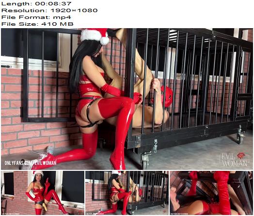 FCHDommes  Evil Woman  Evil Santa Comes With A Pegging Gift For Christmas preview