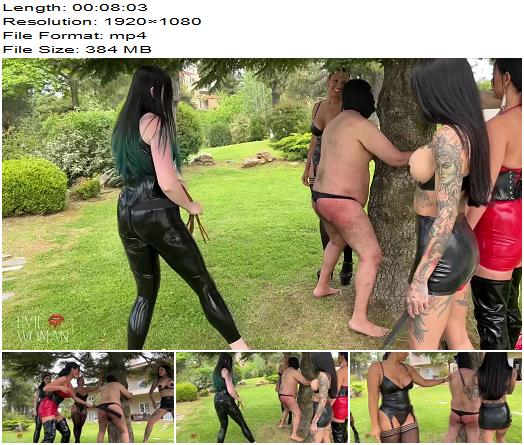 FCHDommes  Evil Woman  Outdoor Corporal Punishment By 5 Dommes preview