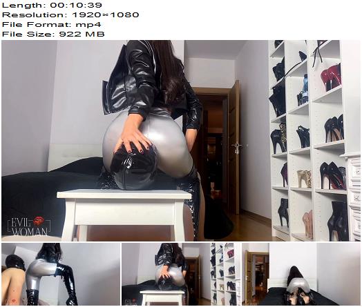 FCHDommes  Evil Woman  Silver Leggings Ass Worship And Facesitting preview