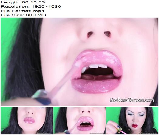 Goddess Zenova  Lipstick Pleasure Loop preview