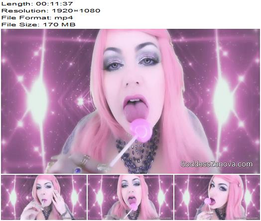 Goddess Zenova  Lollipop Joi Video preview