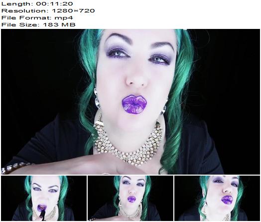 Goddess Zenova  Purple Lipstick preview