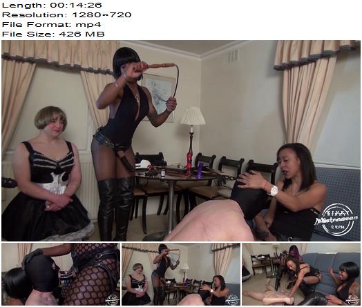 KinkyMistresses  Under The Control of 3 Ebony Ladies preview