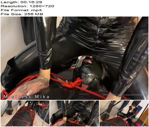 Mika Mistress Slave Riding Face  Latex Ass vs Bondage Bitch preview