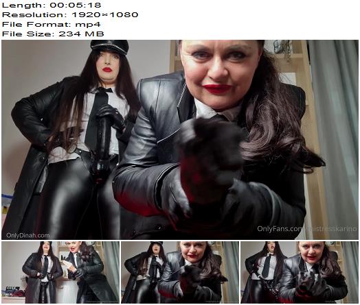 Mistress Karino  I And Dinahmistress Want To Destroing Your Ass By Bbc And Toys preview