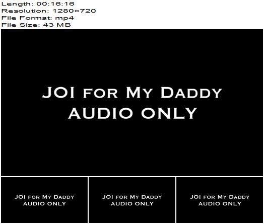 Nina Crowne  JOI for My Daddy AUDIO ONLY preview