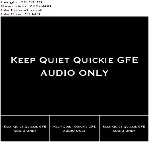 Nina Crowne  Keep Quiet Quickie GFE AUDIO ONLY preview