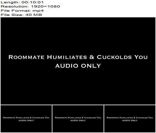 Nina Crowne  Roommate Cuckolds  Humiliates You AUDIO ONLY preview