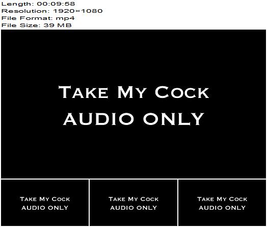 Nina Crowne  Take My Cock AUDIO ONLY preview