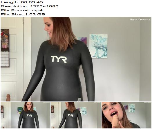 Nina Crowne  Wetsuit Tease  Blowjob preview