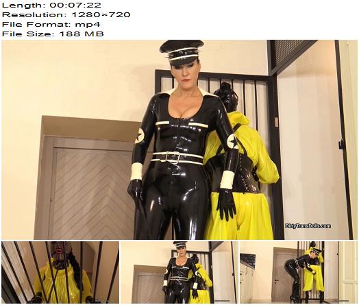 Queens of Kink  Imprisoned latex doll stage 1  Fetish Liza preview