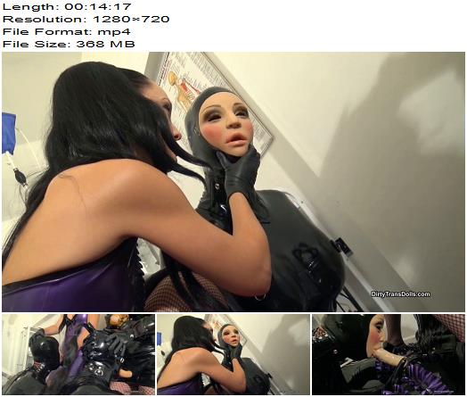 Queens of Kink  Madame C and Fetish Liza  Double spitroasted rubber dolls part 1 preview