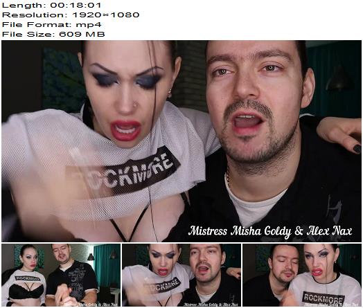 The Goldy Rush  Couple Of Giants Making You Cum And Eating You Shrunken Between Cheese Slices  Mistress Misha Goldy  Russianbeauty preview