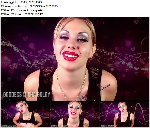 The Goldy Rush  Humiliation Porn Addiction  Mistress Misha Goldy  Russianbeauty preview