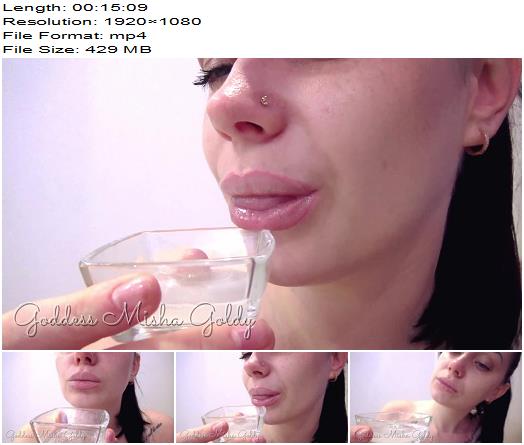 The Goldy Rush  I Will Feed You With My Goddess Spit  If You Will Beg Me Well  Mistress Misha Goldy  Russianbeauty preview