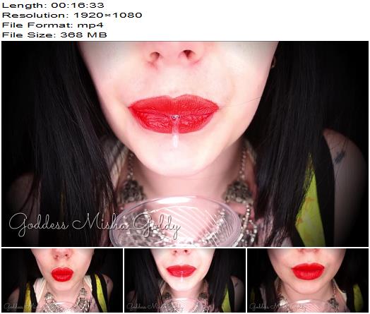 The Goldy Rush  I Will Feed You With My Goddess Spit  Mistress Misha Goldy  Russianbeauty preview