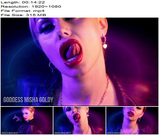 The Goldy Rush  Its Not Your Hand My Lips Are Moving On Your Dick Up And Down Now  MISTRESS MISHA GOLDY  RUSSIANBEAUTY preview