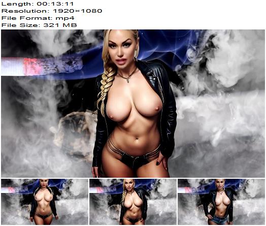 The Goldy Rush  Nicotine Wank  Drowning In Smoke And Semen  Mistress Misha Goldy  Russianbeauty preview