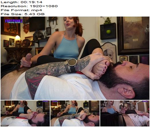 footpunkz  Redhead Babe Foot Smelling Handjob w Huge Cumshot preview