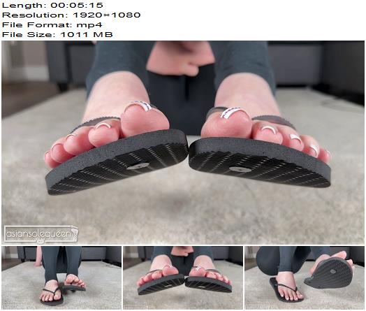 Asiansolequeen  Flip Flops and Stirrup Leggings Tease JOI preview