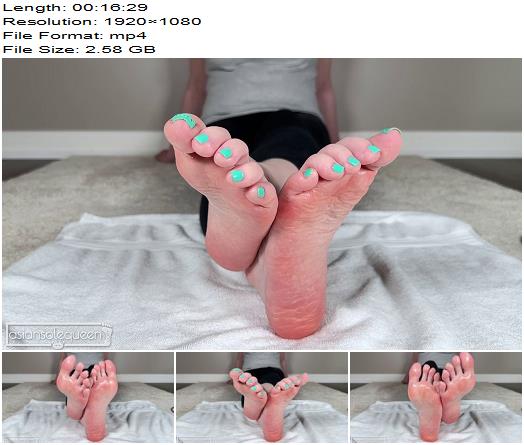 Asiansolequeen  Gentle Domme Stroke for Every Toe Scrunch JOI preview