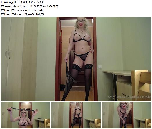 Badassbitchvip  My Slave Is Such A Pathetic Loser Hes So Disobedient preview