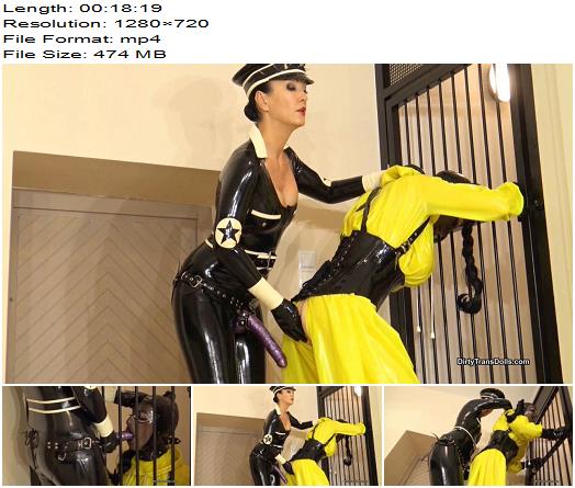 Queens of Kink  Imprisoned latex doll stage 3  Fetish Liza and Natalie Goth TV preview