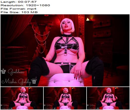 The Goldy Rush  Prove Your Devotion To Me  Suck A Cock Even If You Are Straight  MISTRESS MISHA GOLDY  RUSSIANBEAUTY preview