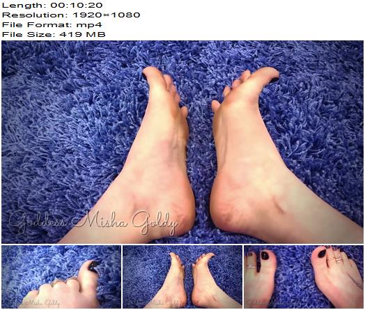 The Goldy Rush  Toes Feet Freshly Pedicured Toenails And Foot Jewelry Joi  MISTRESS MISHA GOLDY  RUSSIANBEAUTY preview