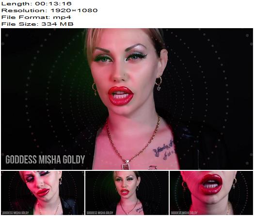 The Goldy Rush  Who Is In Control  You Or My Red Lips  Mistress Misha Goldy  Russianbeauty preview