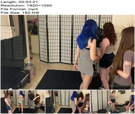 Beastcage Ballbusting  Lesson on groin strikes preview