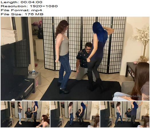 Beastcage Ballbusting  Lesson on groin strikes 2 preview