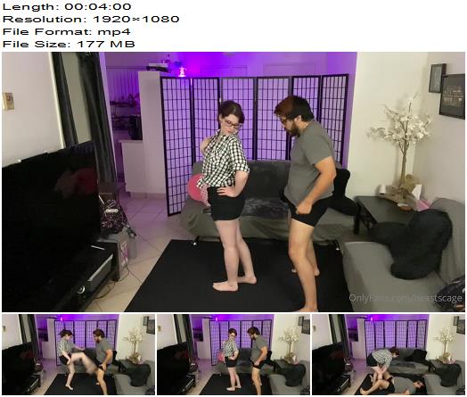 Beastcage Ballbusting  Lots of hard blows to the genitals preview