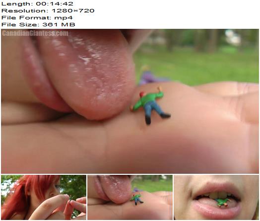 CANADIAN AND ASIAN GIANTESS FANTASY  Audens Micro Vore Revenge preview