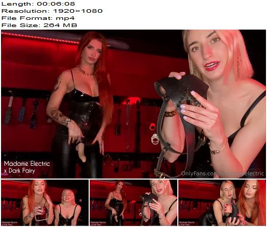 Dark Fairy and Madame Electric  POV Glory Hole Humiliation preview