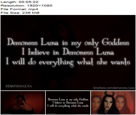 Demoness Luna  Goddess Bow Down Listen My Voice Look Into My Eyes preview