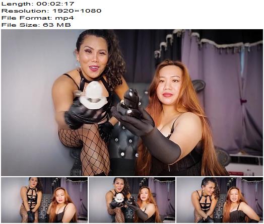 Domina Fire  Pov Chastity Instructions By 2 Asian Mistresses preview