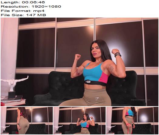 Goddess Domdeluxury  I Want You To Watch This Clip And Be Sure Im Stronger Than You preview