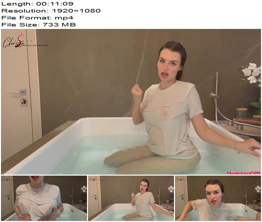 Humiliation POV  Princess Clarissa  Wet TShirt Porn  Become My Brainless Addicted Jerk Puppet preview