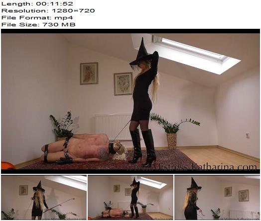 Institute of Discipline  Halloween Whipping By Mistress Katharina  German Language No Subtitles 4K preview