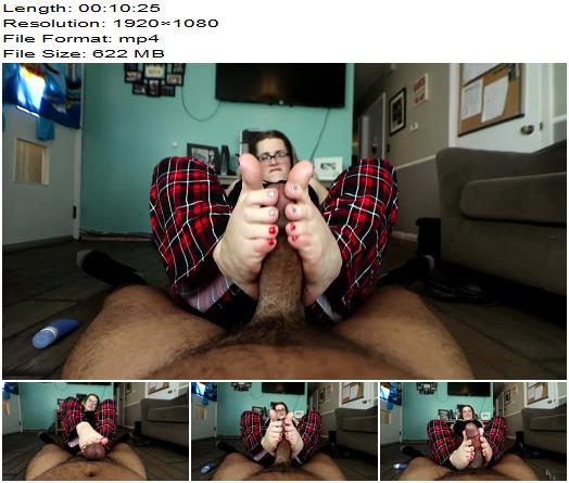 Joeysfeetgirls  Britt the Short Lived Tyranny SLT milks with her feet Footjob preview