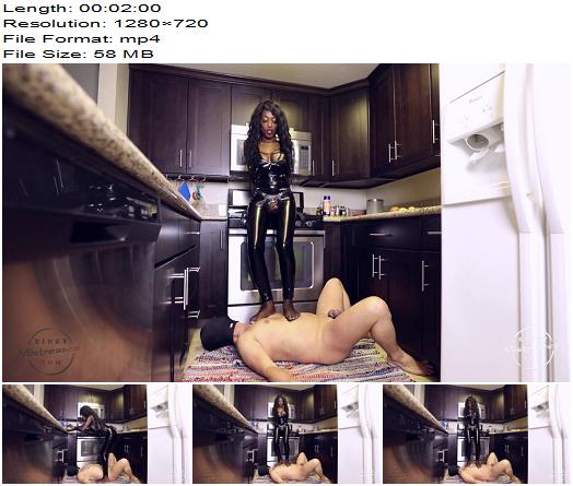 KinkyMistresses  Trampled in The Kitchen  Mistress Adina preview