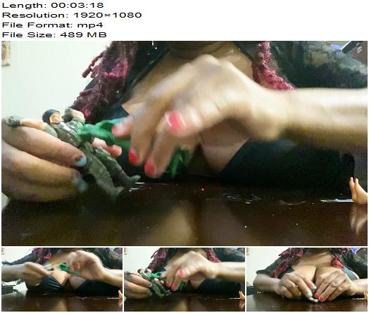 MXDominionakaCrushGoddess Clips  Giantess Transforms Tinies Into Toys preview