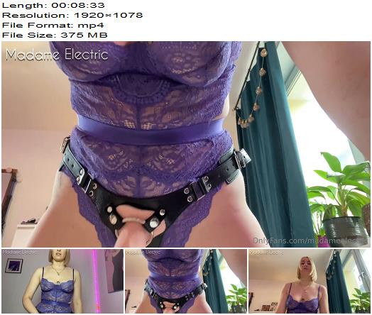 Madame Electric  Im Gonna Tease You With My 8 Massive Strapon And Penetrate Your Ass preview