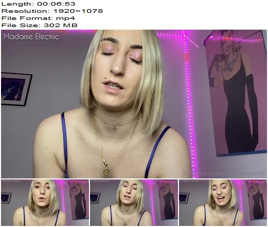 Madame Electric  Mesmerizing JOI Clip  See How I Make You Jerk Off At Work In The Office Toilet preview