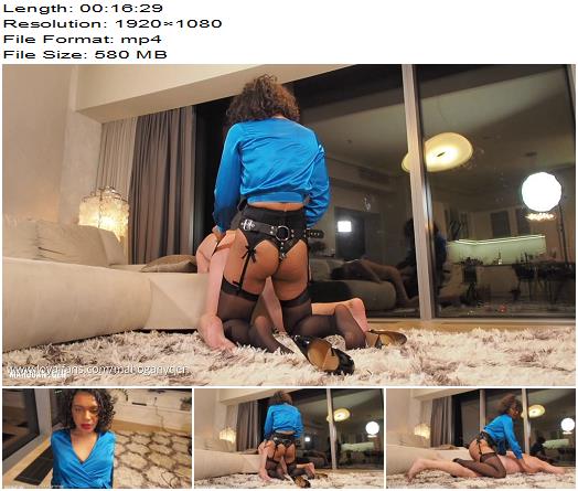 MahoganyQen  BBC Pegging Session with SPH And High Heels Licking preview