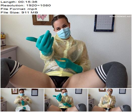 Nina Crowne  GF Cums with You While Wearing Mask Gloves preview