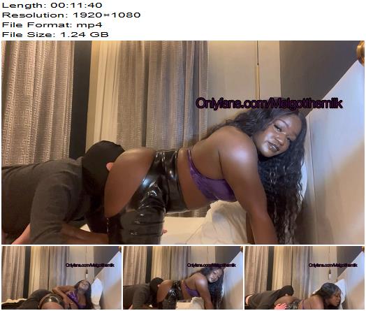 Queen Melanin  Virgin Loser takes Hot Sweaty Latex Farts preview